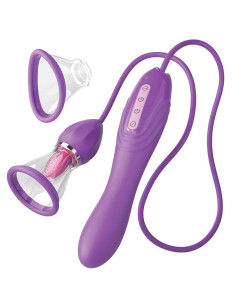 FANTASY FOR HER - ULTIMATE PLEASURE MAX SUCTION HOSE WITH STIMULATING TONGUE PURPLE