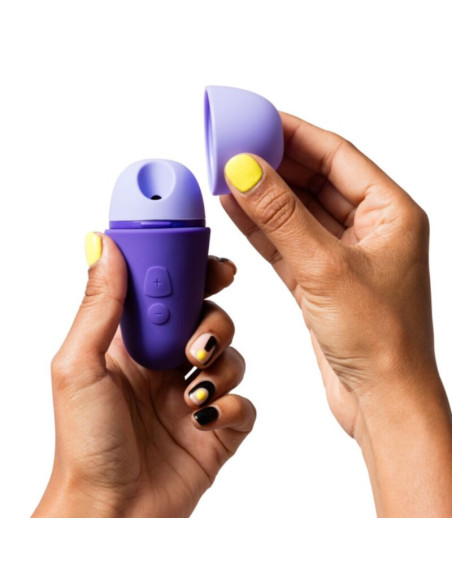 ROMP - FREE X CLITORAL STIMULATOR WITH LID 10 LEVELS RECHARGEABLE PURPLE