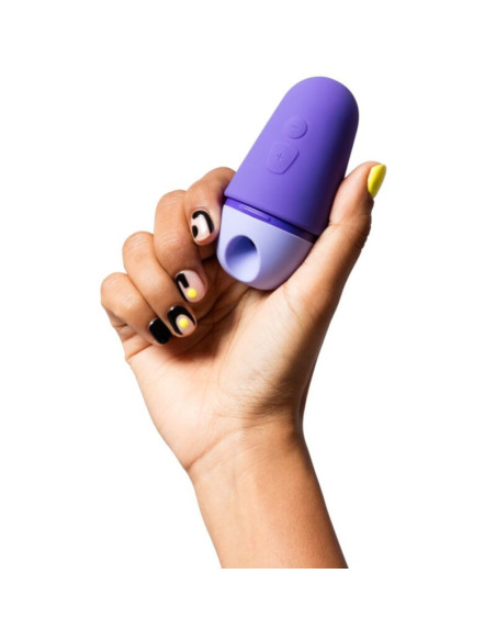 ROMP - FREE X CLITORAL STIMULATOR WITH LID 10 LEVELS RECHARGEABLE PURPLE