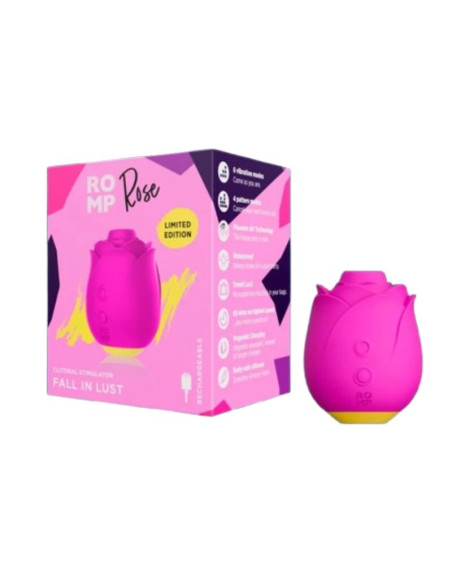 ROMP - ROSE 2.0 CLITORAL SUCTION TOOL PINK SHAPE LIMITED EDITION