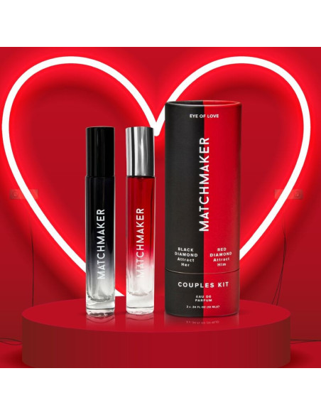 EYE OF LOVE – MATCHMAKER FEROMONŲ 2 DALIŲ RINKINYS POROMS, PRITRAUKIANTIS JĄ IR JĮ, 20 ML