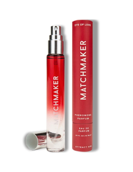 EYE OF LOVE - MATCHMAKER RAUDONOJO DEIMANTO FEROMONO KVEPALAS, PRITRAUKIANČIOS JĮ 10 ML
