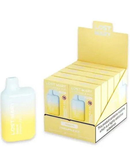 LOST MARY - BM600 NICOTINE VAPER 2 DISPOSABLE PINEAPPLE ICE