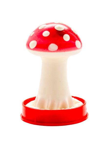 CONDOMERIE - HANDPAINTED NOVELTY CONDOMS TOADSTOOL MODEL 1