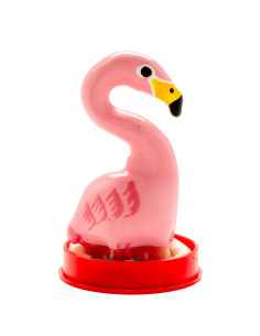 CONDOMERIE - HANDPAINTED NOVELTY CONDOMS FLAMINGO PINK 2