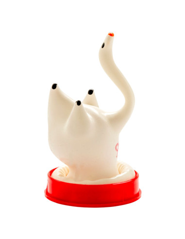 CONDOMERIE - HANDPAINTED NOVELTY CONDOMS SWAN