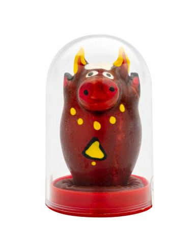CONDOMERIE - HANDPAINTED NOVELTY CONDOMS BULL MODEL 1