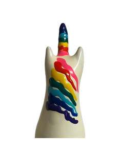 CONDOMERIE - HANDPAINTED NOVELTY CONDOMS UNICORN RAINBOW 2