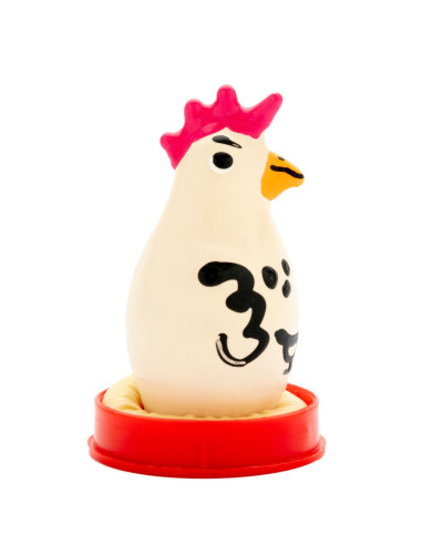CONDOMERIE - HANDPAINTED NOVELTY CONDOMS COCKY ROOSTER
