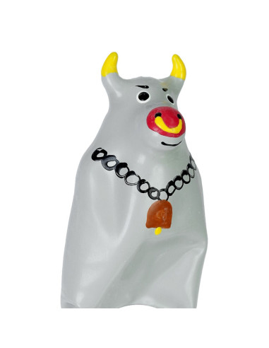 CONDOMERIE - HANDPAINTED NOVELTY CONDOMS GREY BULL MODEL XL