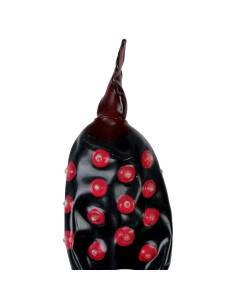 CONDOMERIE - HANDPAINTED NOVELTY CONDOMS BLACK FAKIR XL