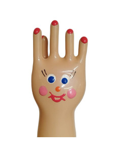 CONDOMERIE - HANDPAINTED NOVELTY CONDOMS BIG HAPPY HAND XL