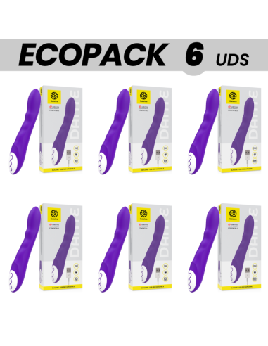 ECOPACK 6 VIENETŲ - GALATEA DANTE ALYVINĖS SPALVOS VIBRATORIUS, SUDERINAMAS SU WATCHME BELAIDE TECHNOLOGIJA