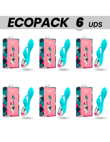 ECOPACK 6 VIENETAI - HAPPY LOKY MIKI SU KLITORIAUS MASAŽUOKLIU