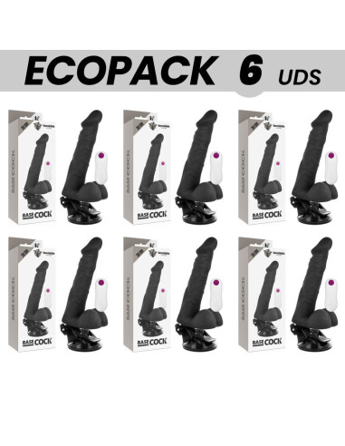 ECOPACK 6 VIENETAI - BASECOCK REALISTINIS LANKSTUS NUOTOLINIO VALDYMO PULTAS JUODAS 20 CM - O - 4,5 CM