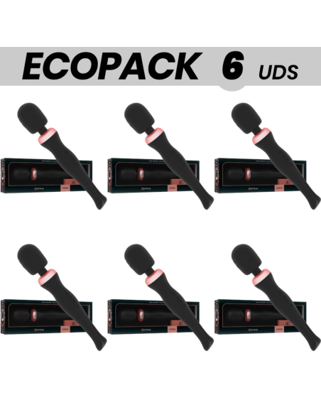 ECOPACK 7 UNITS - RITHUAL POWERFUL RECHARGEABLE AKASHA WAND 2.0 BLACK 5 1 FREE