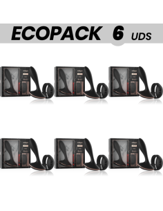 ECOPACK 6 UNITS - ANBIGUO WATCHME REMOTE CONTROL VIBRATOR ANAL PLUG VERNET