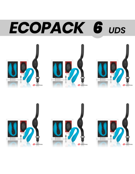 ECOPACK 6 UNITS - WEARWATCH DUAL VIBRATOR TECHNOLOGY WATCHME INDIGO - JET
