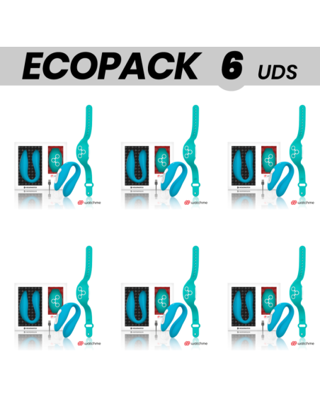 ECOPACK 6 VIENETAI - WEARWATCH DVIGUBOS TECHNOLOGIJOS VIBRATORIUS WATCHME INDIGO-SEAWATER