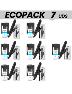 ECOPACK 7 UNITS - BRILLY GLAM MOEBIUS RABBIT VIBRATOR and ROTATOR COMPATIBLE WITH WATCHME WIRELESS TECHNOLOGY
