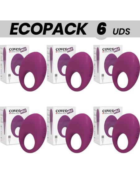 ECOPACK 6 UNITS - COVERME DYLAN RECHARGEABLE RING COMPATIBLE WITH WATCHME WIRELESS TECHNOLOGY
