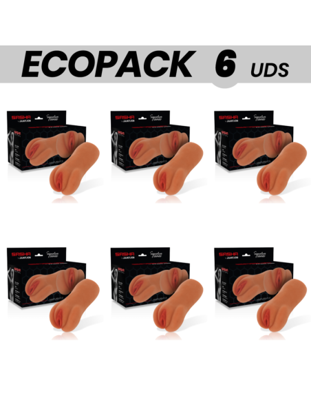 ECOPACK 6 UNITS - JAMYJOB SIGNATURE SASHA VAGINA MASTURBATOR