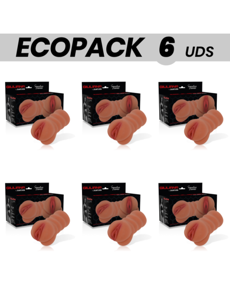 ECOPACK 6 VIENETAI – JAMYJOB SIGNATURE GIULIANA VAGINA MASTURBATOR