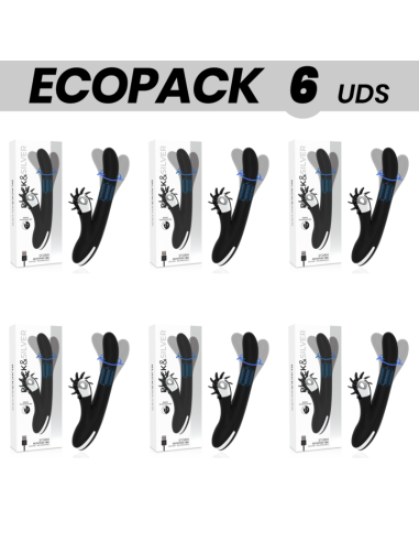 ECOPACK 6 VIENETAI - BLACKandSILVER BUNNY STORM ROTATION VIBE