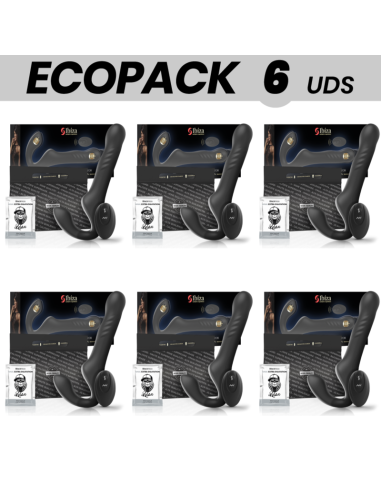 ECOPACK 6 UNITS - IBIZA REMOTE CONTROL STRAPLESS VIBRATOR UP and DOWN
