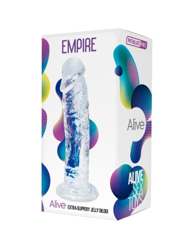 ALIVE - EMPIRE REALISTIC PENIS TRANSPARENT 19.3 CM