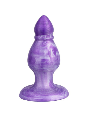 SILEXD - QUEEN ANAL PLUG FANTASY SKYSTAS SILIKONAS TERMOAKTYVUS VIOLETINIS 9,2 CM