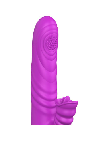 ARMONY - ANGELIA MULTIFUNCTION VIBRATOR WITH STIMULATING TONGUE VIOLET HEAT EFFECT
