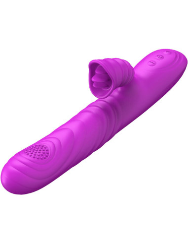 ARMONY - ANGELIA MULTIFUNCTION VIBRATOR WITH STIMULATING TONGUE VIOLET HEAT EFFECT