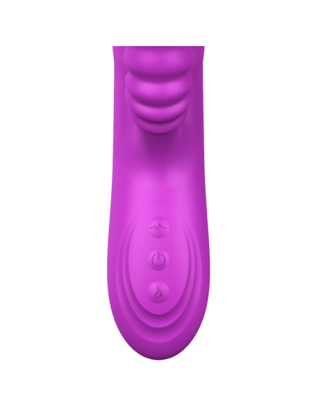 ARMONY - ANGELIA MULTIFUNCTION VIBRATOR DOUBLE TONGUE VIOLET HEAT EFFECT