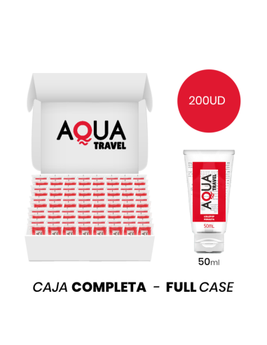 MOQ 200 - AQUA TRAVEL LOLLIPOP FLAVOUR WATERBASED LUBRICANT - 50 ML