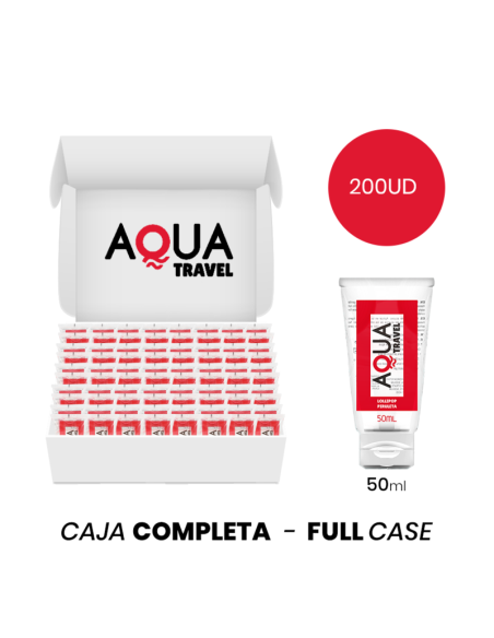 MOQ 200 - AQUA TRAVEL LOLLIPOP FLAVOUR WATERBASED LUBRICANT - 50 ML