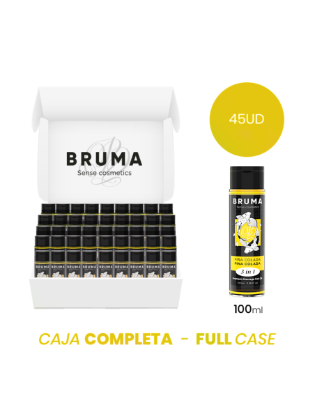 45 % KIEKIS – BRUMA PREMIUM KLASĖS MASAŽINIS KARŠTAS HOT „PINA COLADA“ 3 IN 1 – 100 ML