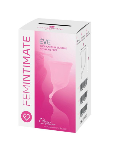 FEMINTIMATE - EVE NEW SILICONE MENSTRUAL CUP - SIZE M