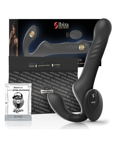 IBIZA - NUOTOLINIO VALDYMO VIBRATORIUS BE PĖDSAKŲ, JUDAMAS IR NULENKIAMAS
