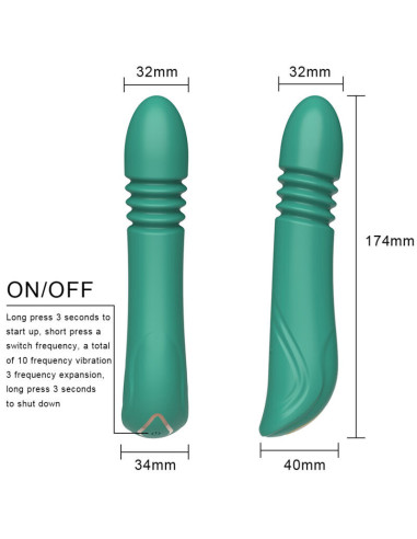 ARMONY - ŽALIAS G-SPOT VIBRATORIUS IR TRAUKIAMASIS