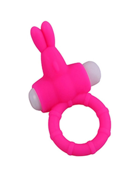ARMONY - MS BUNNY VIBRACINIS ŽIEDAS SILIKONINIS ROŽINIS