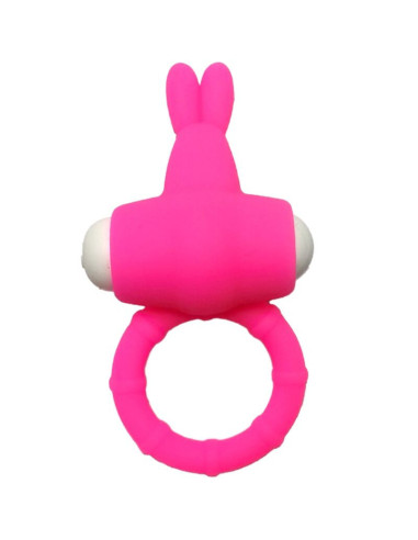 ARMONY - MS BUNNY VIBRACINIS ŽIEDAS SILIKONINIS ROŽINIS