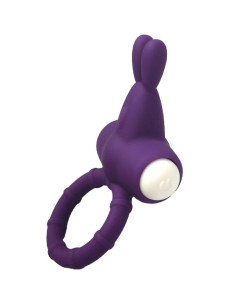 ARMONY - MS BUNNY VIBRACINIS ŽIEDAS SILIKONINIS VIOLETINIS