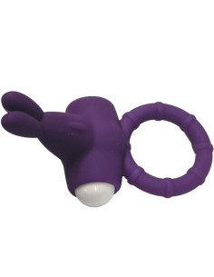 ARMONY - MS BUNNY VIBRACINIS ŽIEDAS SILIKONINIS VIOLETINIS 2