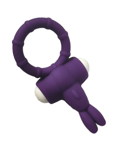 ARMONY - MS BUNNY VIBRACINIS ŽIEDAS SILIKONINIS VIOLETINIS