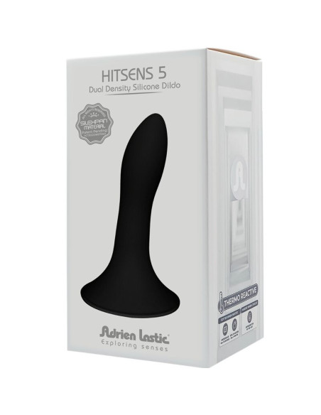 ADRIEN LASTIC - HITSENS 5 SILICONE DILDO BLACK