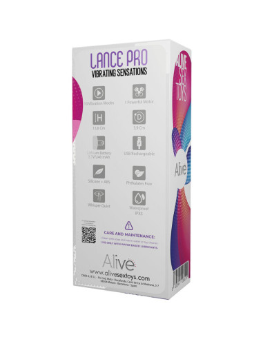 ALIVE - LANCE PRO ANAL STIMULATOR PINK