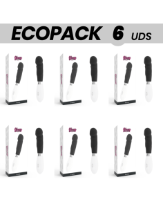 ECOPACK 6 UNITS - GLOSSY PAUL VIBRATOR BLACK