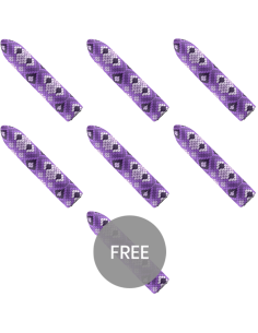 CUSTOM BULLETS - ĮKRAUNAMOS GYVATĖS SPALVOS VIOLETINĖS MAGNETINĖS 10 INTENSYVUMŲ 6 1 NEMOKAMAI