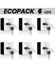 ECOPACK 6 UNITS - INTENSE FRY TRANSPARENT VIBRATOR RING